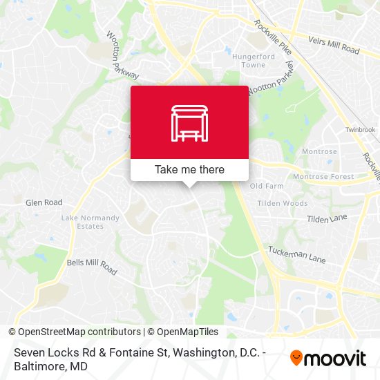 Mapa de Seven Locks Rd & Fontaine St