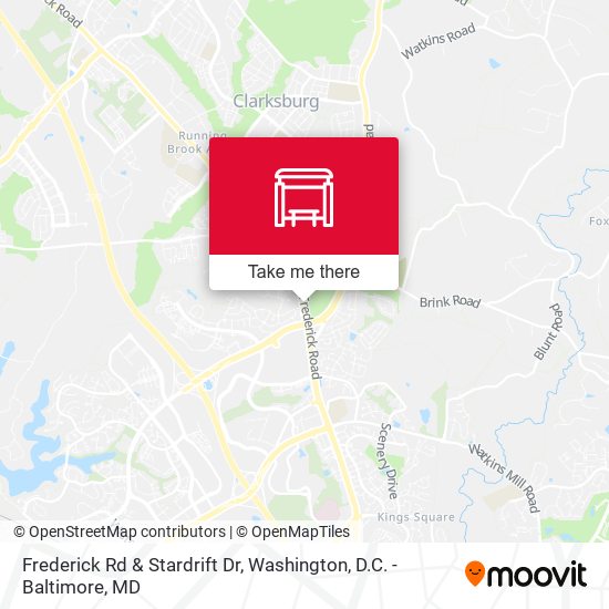 Mapa de Frederick Rd & Stardrift Dr
