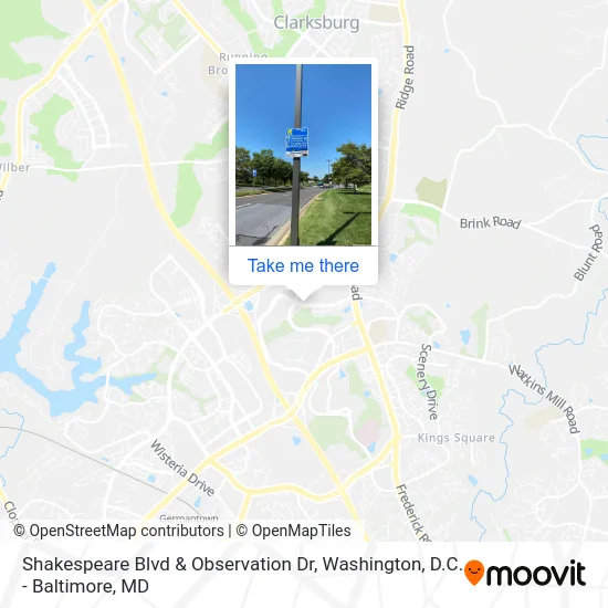 Shakespeare Blvd & Observation Dr map