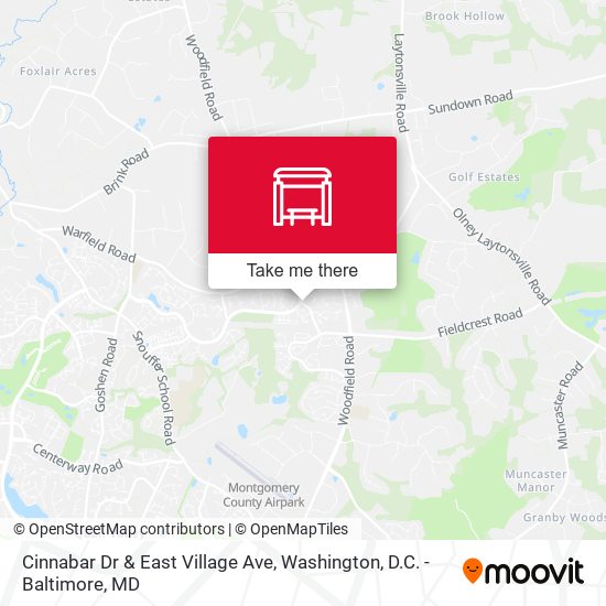 Cinnabar Dr & East Village Ave map
