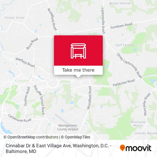 Cinnabar Dr & East Village Ave map