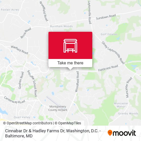 Mapa de Cinnabar Dr & Hadley Farms Dr