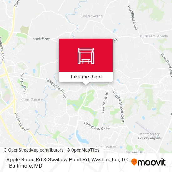 Apple Ridge Rd & Swallow Point Rd map