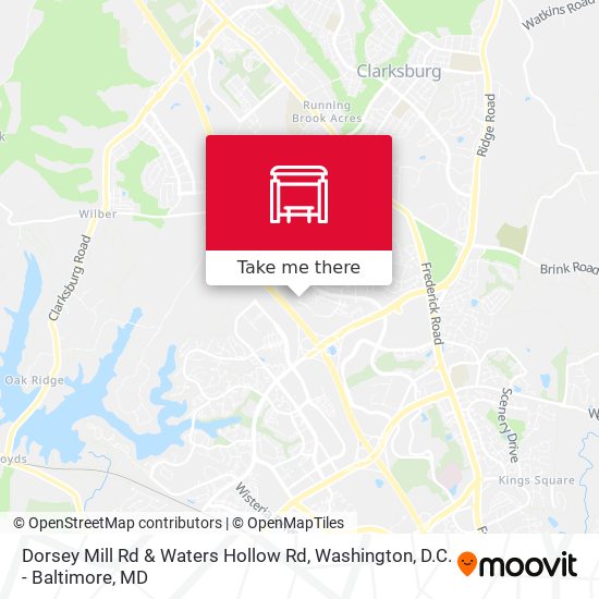 Mapa de Dorsey Mill Rd & Waters Hollow Rd
