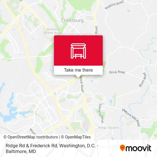 Mapa de Ridge Rd & Frederick Rd