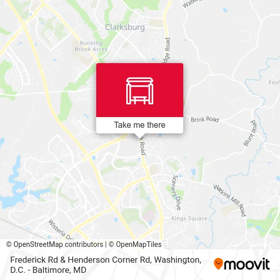 Frederick Rd & Henderson Corner Rd map