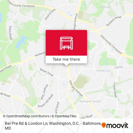 Mapa de Bel Pre Rd & London Ln