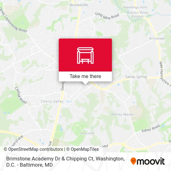 Brimstone Academy Dr & Chipping Ct map