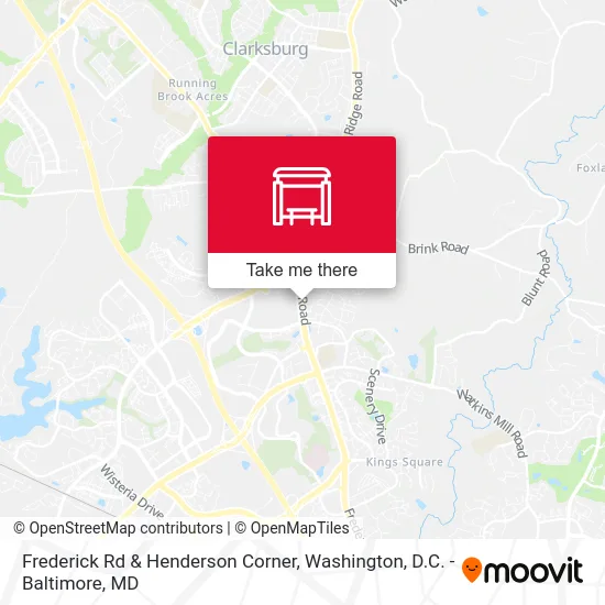 Frederick Rd & Henderson Corner map