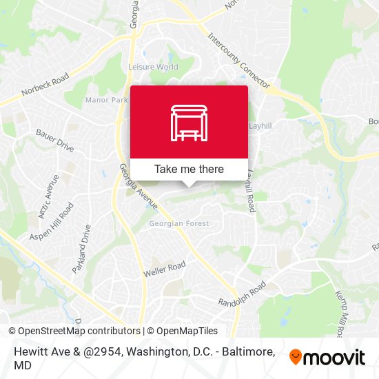 Hewitt Ave & @2954 map
