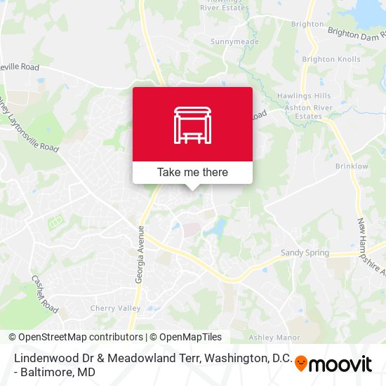 Lindenwood Dr & Meadowland Terr map
