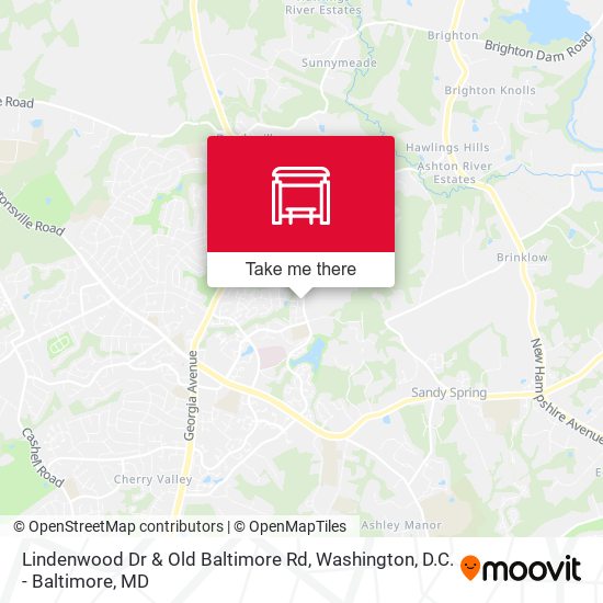 Lindenwood Dr & Old Baltimore Rd map