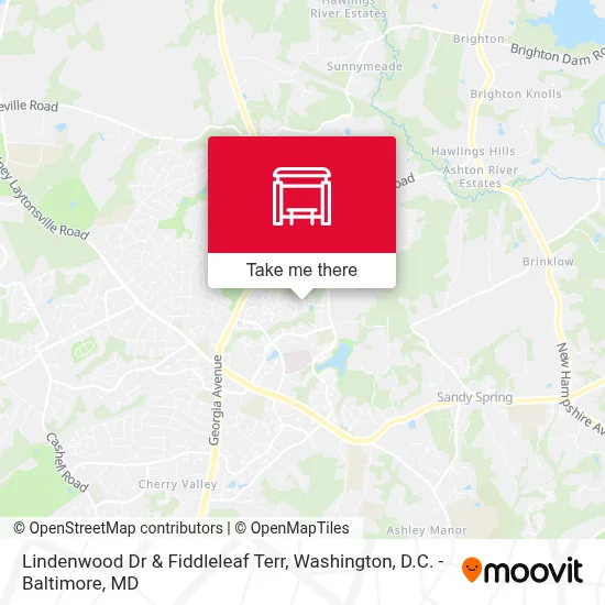 Lindenwood Dr & Fiddleleaf Terr map