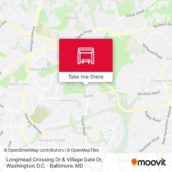 Longmead Crossing Dr & Village Gate Dr map