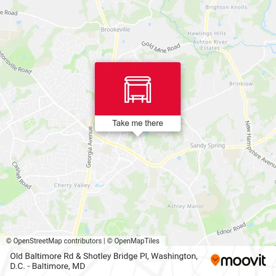 Old Baltimore Rd & Shotley Bridge Pl map
