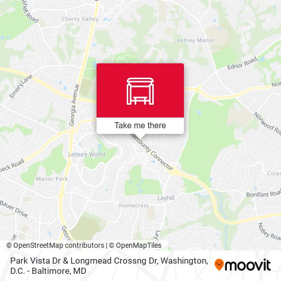 Park Vista Dr & Longmead Crossng Dr map