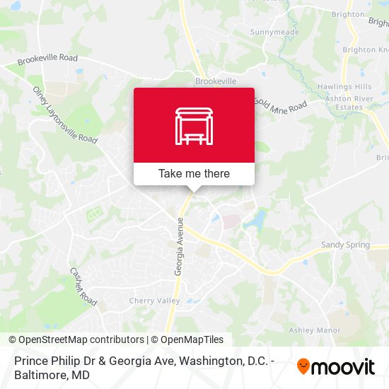 Mapa de Prince Philip Dr & Georgia Ave