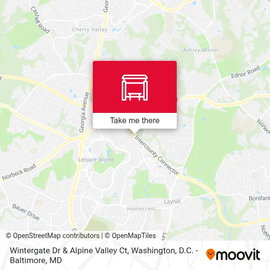 Wintergate Dr & Alpine Valley Ct map