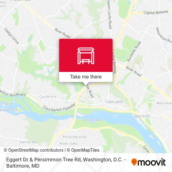 Eggert Dr & Persimmon Tree Rd map