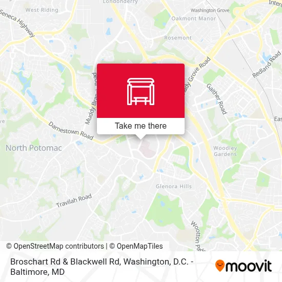 Broschart Rd & Blackwell Rd map