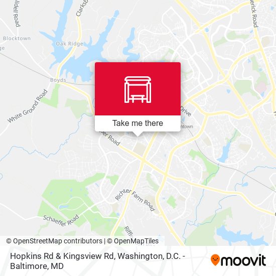 Hopkins Rd & Kingsview Rd map