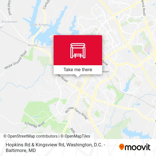 Hopkins Rd & Kingsview Rd map