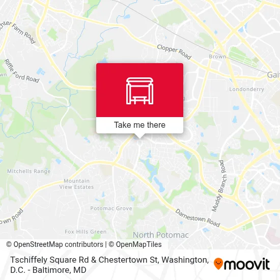 Tschiffely Square Rd & Chestertown St map