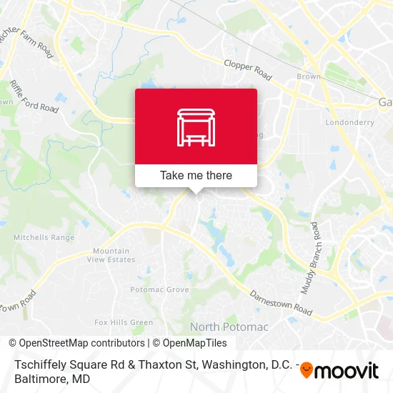 Tschiffely Square Rd & Thaxton St map