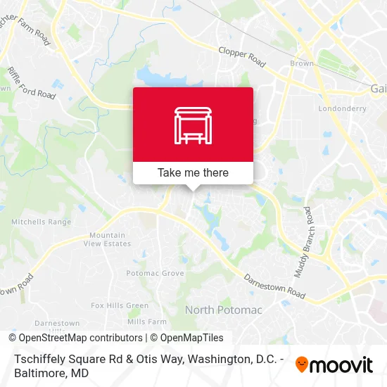 Tschiffely Square Rd & Otis Way map