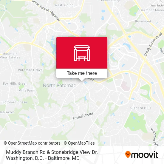 Muddy Branch Rd & Stonebridge View Dr map