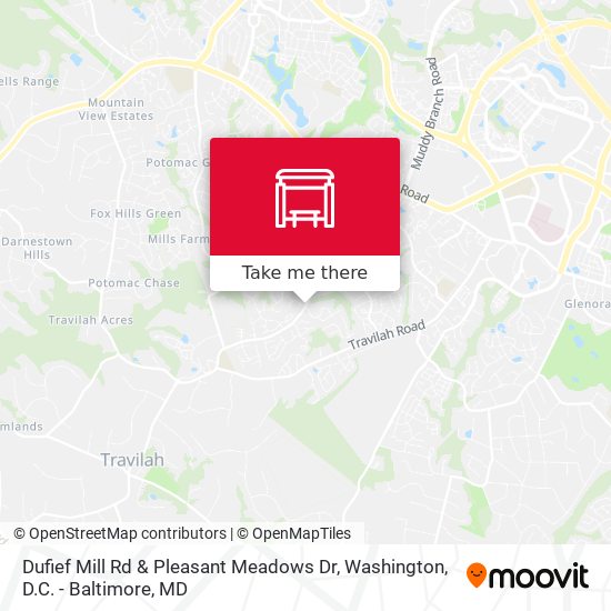 Mapa de Dufief Mill Rd & Pleasant Meadows Dr