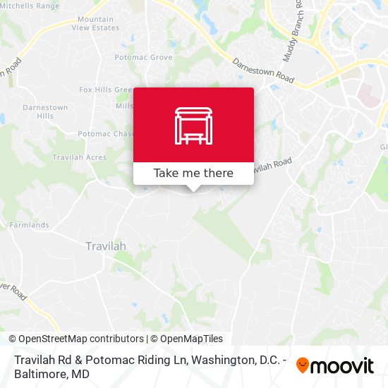 Travilah Rd & Potomac Riding Ln map