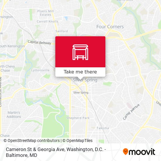 Cameron St & Georgia Ave map