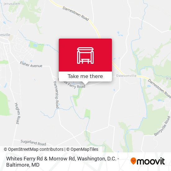 Whites Ferry Rd & Morrow Rd map