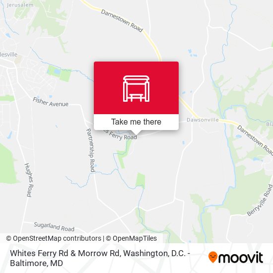 Mapa de Whites Ferry Rd & Morrow Rd