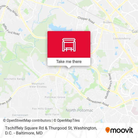 Tschiffely Square Rd & Thurgood St map