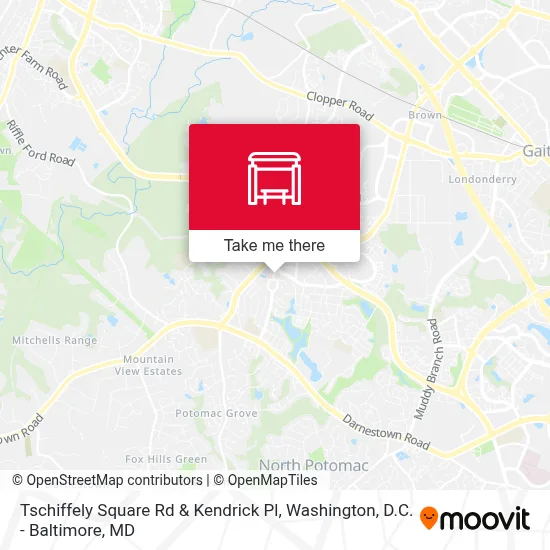 Tschiffely Square Rd & Kendrick Pl map