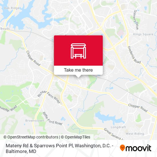 Mateny Rd & Sparrows Point Pl map