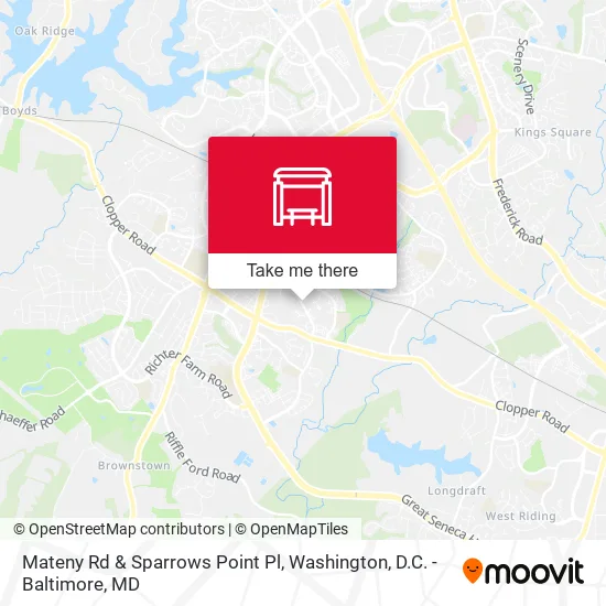 Mateny Rd & Sparrows Point Pl map