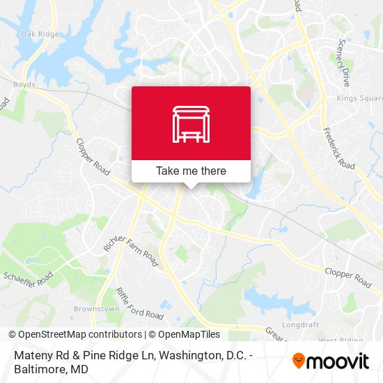 Mateny Rd & Pine Ridge Ln map