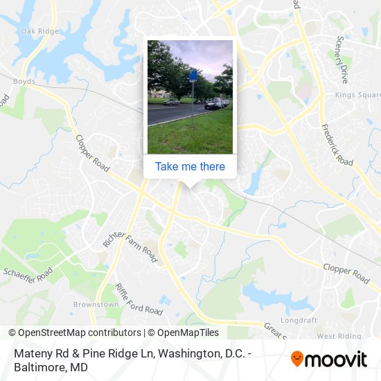 Mateny Rd & Pine Ridge Ln map