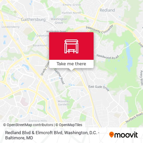 Redland Blvd & Elmcroft Blvd map