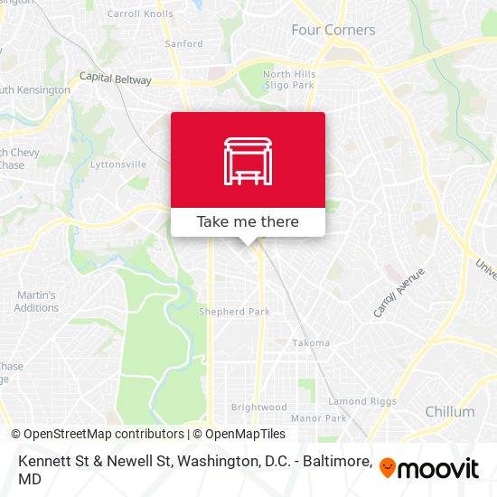 Mapa de Kennett St & Newell St