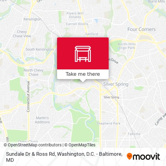 Sundale Dr & Ross Rd map