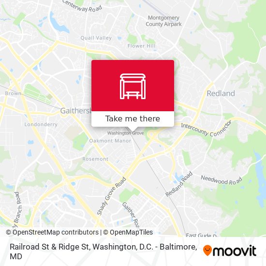 Mapa de Railroad St & Ridge St
