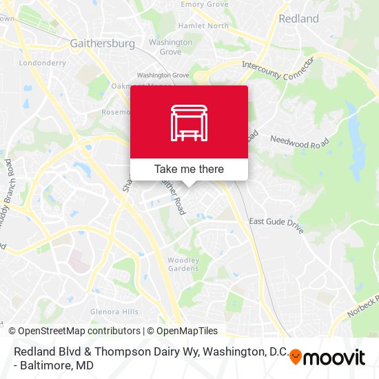 Redland Blvd & Thompson Dairy Wy map