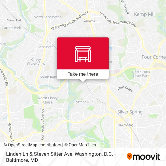 Linden Ln & Steven Sitter Ave map