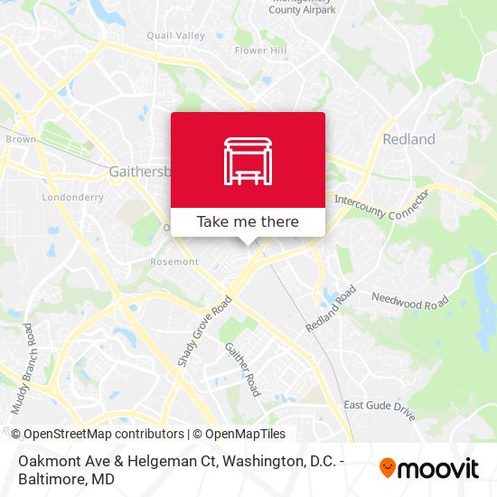 Mapa de Oakmont Ave & Helgeman Ct