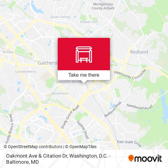 Mapa de Oakmont Ave & Citation Dr