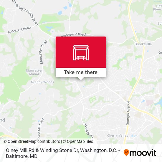 Mapa de Olney Mill Rd & Winding Stone Dr
